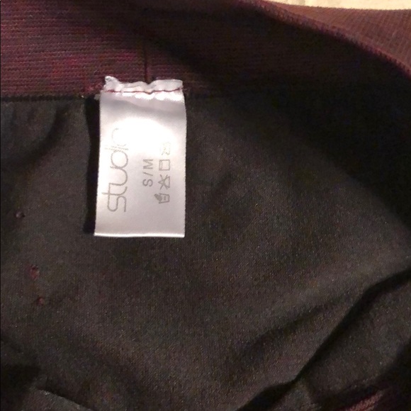 Workout pants maroon/black capri - Picture 5 of 5